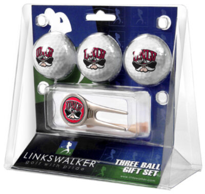 Las Vegas (UNLV) Runnin' Rebels 3 Golf Ball Gift Pack with Cap Tool