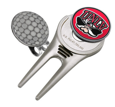 Las Vegas (UNLV) Runnin' Rebels Divot Tool Hat Clip with Golf Ball Marker (Set of 2)