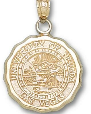 Las Vegas (UNLV) Runnin' Rebels "Seal" Pendant - 14KT Gold Jewelry