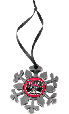 Las Vegas (UNLV) Runnin' Rebels Snowflake Ornament (Set of 2)