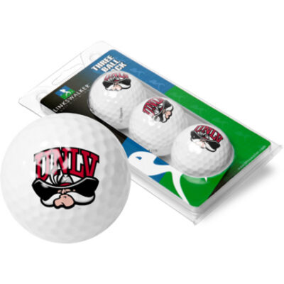 Las Vegas (UNLV) Runnin' Rebels Top Flite XL Golf Balls 3 Ball Sleeve (Set of 3)