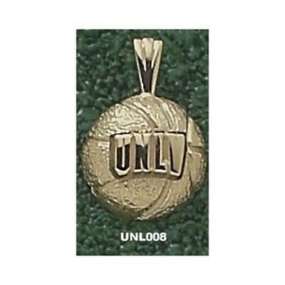 Las Vegas (UNLV) Runnin' Rebels "UNLV Basketball" Pendant -10KT Gold Jewelry