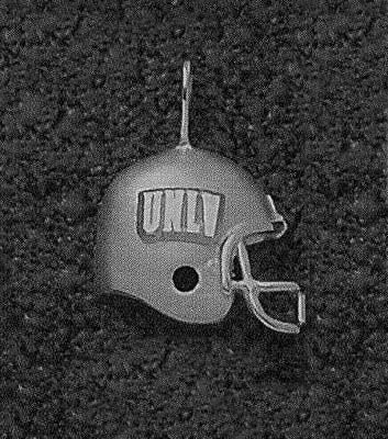 Las Vegas (UNLV) Runnin' Rebels "UNLV Football Helmet" Pendant - Sterling Silver Jewelry