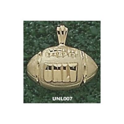 Las Vegas (UNLV) Runnin' Rebels "UNLV Football" Pendant - 10KT Gold Jewelry