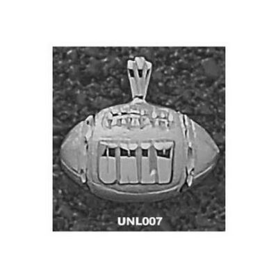 Las Vegas (UNLV) Runnin' Rebels "UNLV Football" Pendant - Sterling Silver Jewelry