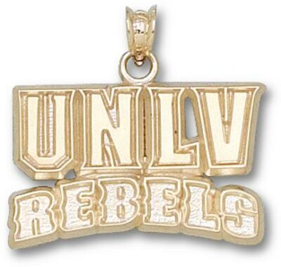 Las Vegas (UNLV) Runnin' Rebels "UNLV Rebels" Pendant - 10KT Gold Jewelry