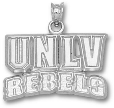 Las Vegas (UNLV) Runnin' Rebels "UNLV Rebels" Pendant - Sterling Silver Jewelry