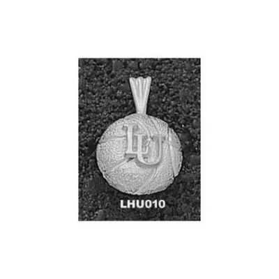 Lehigh Mountain Hawks "LU Basketball" Pendant - Sterling Silver Jewelry