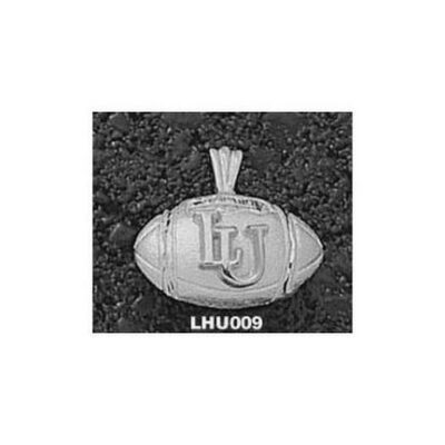 Lehigh Mountain Hawks "LU Football" Pendant - Sterling Silver Jewelry