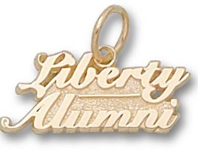 Liberty Flames "Liberty Alumni" Charm - 10KT Gold Jewelry