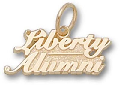 Liberty Flames "Liberty Alumni" Charm - 14KT Gold Jewelry