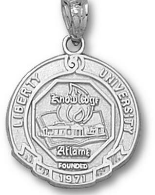 Liberty Flames "Seal" Pendant - Sterling Silver Jewelry