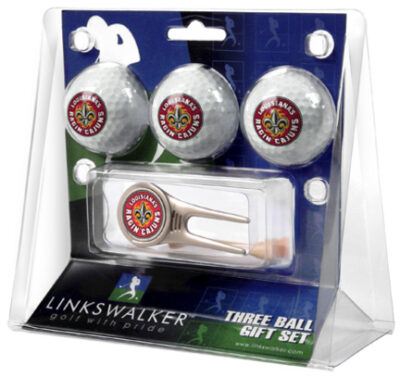 Louisiana (Lafayette) Ragin' Cajuns 3 Golf Ball Gift Pack with Cap Tool