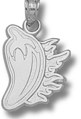 Louisiana (Lafayette) Ragin' Cajuns "Cayenne Pepper" Pendant - Sterling Silver Jewelry