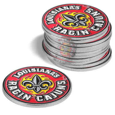 Louisiana (Lafayette) Ragin' Cajuns Golf Ball Marker (12 Pack)