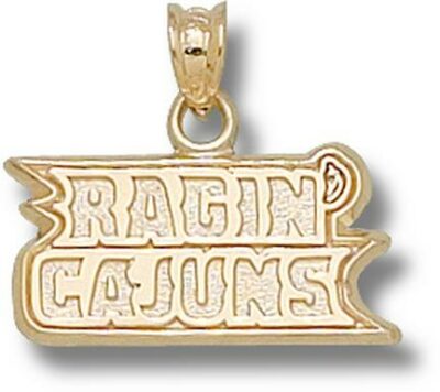 Louisiana (Lafayette) Ragin' Cajuns "Ragin' Cajuns" Pendant - 14KT Gold Jewelry