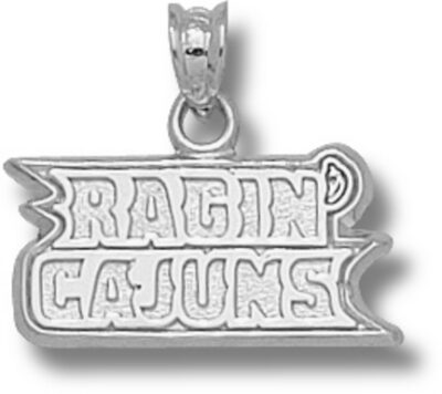 Louisiana (Lafayette) Ragin' Cajuns "Ragin' Cajuns" Pendant - Sterling Silver Jewelry