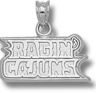 Louisiana (Lafayette) Ragin' Cajuns "Ragin' Cajuns" Pendant - Sterling Silver Jewelry