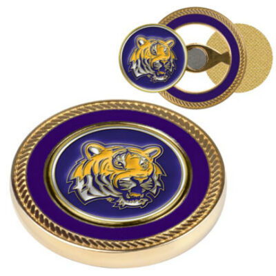 Louisiana State (LSU) Tigers Challenge Coin with Ball Markers (Set of 2)