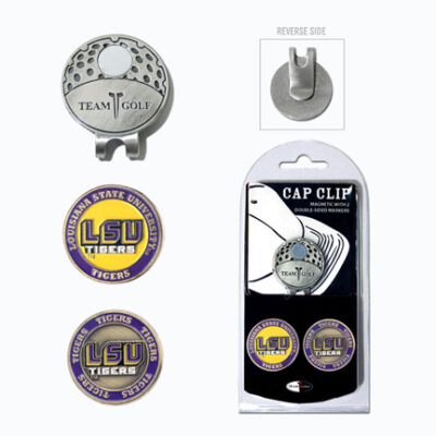 Louisiana State (LSU) Tigers Golf Marker and Cap Clip Pack