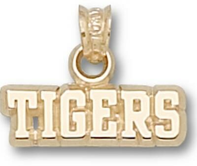 Louisiana State (LSU) Tigers "Tigers" Pendant - 10KT Gold Jewelry