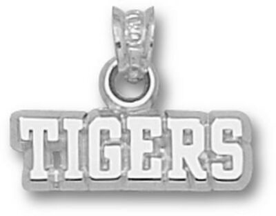 Louisiana State (LSU) Tigers "Tigers" Pendant - Sterling Silver Jewelry