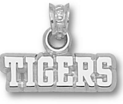 Louisiana State (LSU) Tigers "Tigers" Pendant - Sterling Silver Jewelry