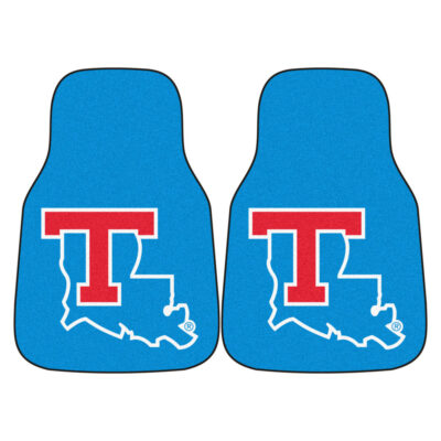 Louisiana Tech Bulldogs 27" x 18" Auto Floor Mat (Set of 2 Car Mats)