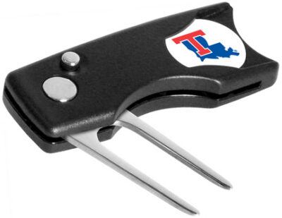 Louisiana Tech Bulldogs Spring Action Divot Tool with Golf Ball Marker (Set of 2)