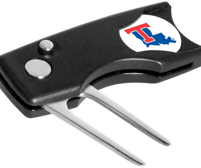 Louisiana Tech Bulldogs Spring Action Divot Tool with Golf Ball Marker (Set of 2)