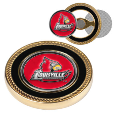 Louisville Cardinals Challenge Coin with Ball Markers (Set of 2)