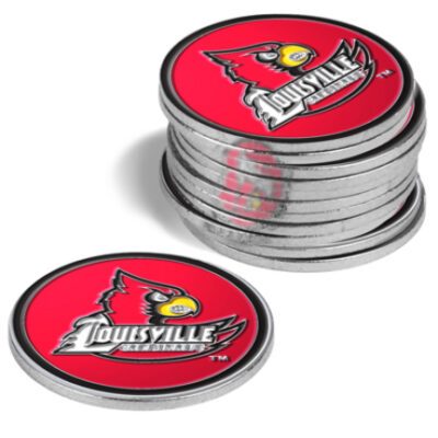 Louisville Cardinals Golf Ball Marker (12 Pack)