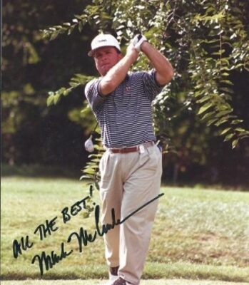 Mark McCumber Autographed Golf 8" x 10" Photograph (Unframed)