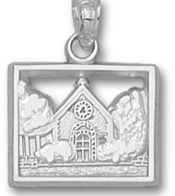 Marquette Golden Eagles "Joan of Arc Chapel" Pendant - Sterling Silver Jewelry