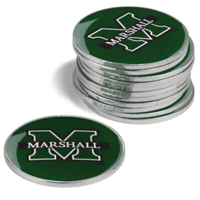 Marshall Thundering Herd Golf Ball Marker (12 Pack)