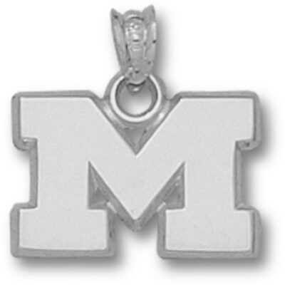 Marshall Thundering Herd "M" 1/2" Pendant - Sterling Silver Jewelry