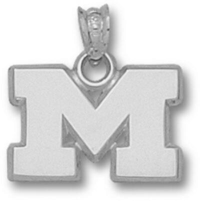 Marshall Thundering Herd "M" 1/2" Pendant - Sterling Silver Jewelry