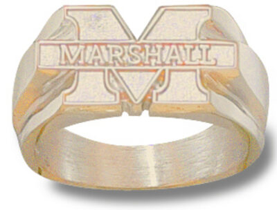 Marshall Thundering Herd "M Marshall" Men's Ring Size 10 1/2 - 10KT Gold Jewelry