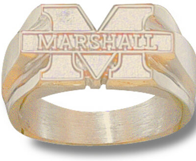 Marshall Thundering Herd "M Marshall" Men's Ring Size 10 1/2 - 10KT Gold Jewelry