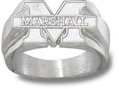 Marshall Thundering Herd "M Marshall" Men's Ring Size 10 1/2 - Sterling Silver Jewelry