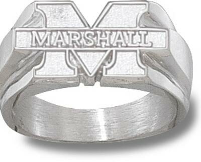 Marshall Thundering Herd "M Marshall" Men's Ring Size 10 1/2 - Sterling Silver Jewelry