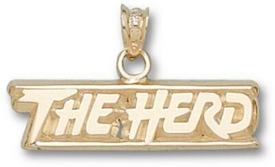 Marshall Thundering Herd New "The Herd" Pendant - 10KT Gold Jewelry