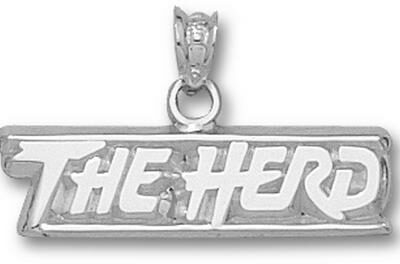 Marshall Thundering Herd New "The Herd" Pendant - Sterling Silver Jewelry