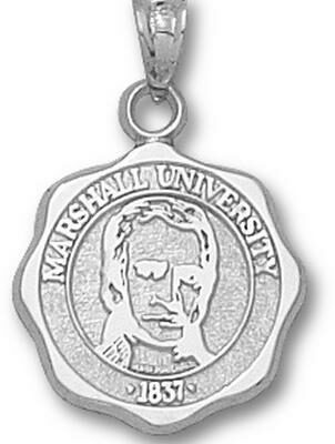 Marshall Thundering Herd "Seal" Pendant - Sterling Silver Jewelry