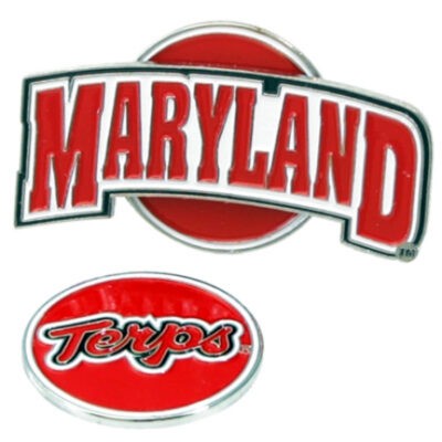 Maryland Terrapins Slider Clip with Golf Ball Marker (Set of 3)