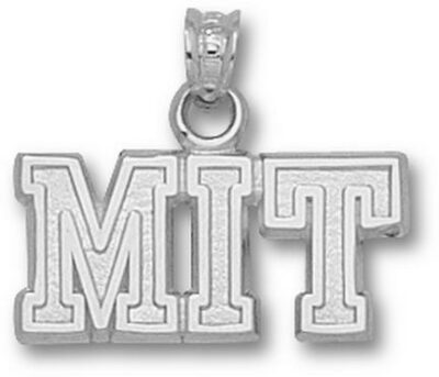 Massachusetts Institute of Technology Engineers "MIT" Pendant - Sterling Silver Jewelry