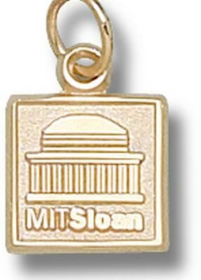 Massachusetts Institute of Technology Engineers "MIT Sloan Logo" 3/8" Charm - 10KT Gold Jewelry