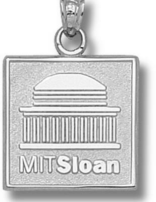 Massachusetts Institute of Technology Engineers "MIT Sloan Logo" 5/8" Pendant - Sterling Silver Jewelry