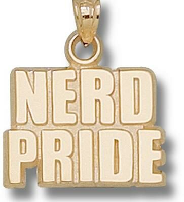 Massachusetts Institute of Technology Engineers "Nerd Pride" Pendant - 10KT Gold Jewelry