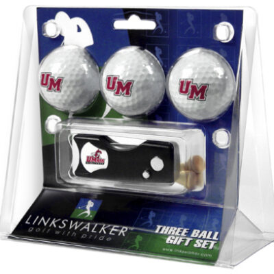 Massachusetts Minutemen 3 Golf Ball Gift Pack with Spring Action Tool